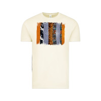 Vintage Arctic Western Cowhide Glitter Aztec Leopard Pattern Brushstroke Vintage Tee - Bettercallsaul