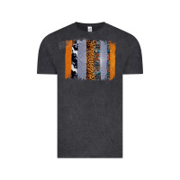 Vintage Black Western Cowhide Glitter Aztec Leopard Pattern Brushstroke Vintage Tee - Bettercallsaul