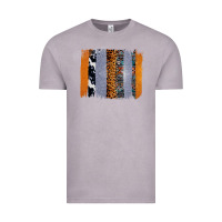 Vintage Zinc Western Cowhide Glitter Aztec Leopard Pattern Brushstroke Vintage Tee - Bettercallsaul