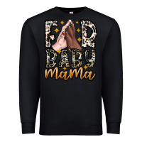 Black Fur Baby Mama Premium Sweatshirt - CowhideDigitalArt