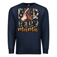 Navy Fur Baby Mama Premium Sweatshirt - CowhideDigitalArt