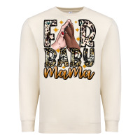 Sandshell Fur Baby Mama Premium Sweatshirt - CowhideDigitalArt