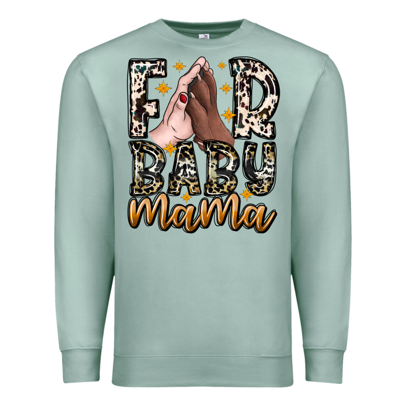 Fur Baby Mama Premium Sweatshirt by CowhideDigitalArt | Teevron