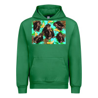 Emerald Monkey bananas kid's bottle Urban Hoodie - Artiststas
