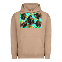 Pigment Burro Monkey bananas kid's bottle Urban Hoodie - Artiststas