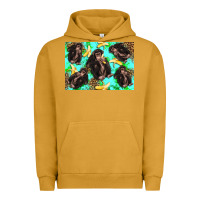 Pigment Peanut Butter Monkey bananas kid's bottle Urban Hoodie - Artiststas