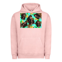 Pigment Salmon Monkey bananas kid's bottle Urban Hoodie - Artiststas