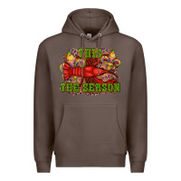 Coffee mardi gras this the season crawfish fleur de lis Premium Hoodie - RanaPortraitStore
