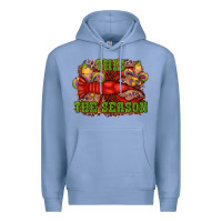 Colony Blue mardi gras this the season crawfish fleur de lis Premium Hoodie - RanaPortraitStore