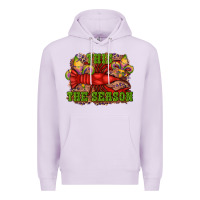Lilac mardi gras this the season crawfish fleur de lis Premium Hoodie - RanaPortraitStore