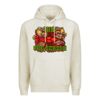 Oatmeal Heather mardi gras this the season crawfish fleur de lis Premium Hoodie - RanaPortraitStore
