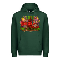 Sports Green mardi gras this the season crawfish fleur de lis Premium Hoodie - RanaPortraitStore