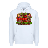 White mardi gras this the season crawfish fleur de lis Premium Hoodie - RanaPortraitStore