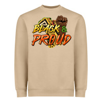 Mushroom black and proud Heavyweight Sweatshirt - HowdyJamesFarm