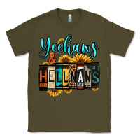 Army Green yeehaws and hellnaws Classic Tee - Jasminsmagicworld