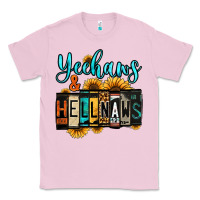 Bubblegum Pink yeehaws and hellnaws Classic Tee - Jasminsmagicworld