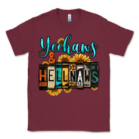 Burgundy yeehaws and hellnaws Classic Tee - Jasminsmagicworld