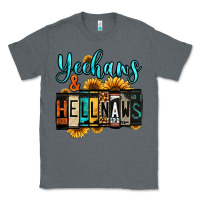 Charcoal Heather yeehaws and hellnaws Classic Tee - Jasminsmagicworld