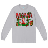 Moon Dust Christmas Mama Elf Long Sleeve Tee - NancyCooperArtShop
