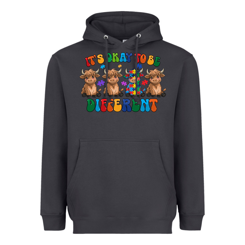 Its Okay To Be Different Heavyweight Hoodie by CowhideDigitalArt | Teevron
