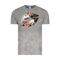 Cloud Rock Cowhide And Flowers Lips Vintage Tee - Bettercallsaul