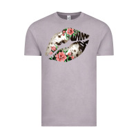 Vintage Zinc Cowhide And Flowers Lips Vintage Tee - Bettercallsaul