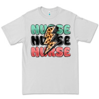 Dove Grey nurse leopard lightning bolt Premium Tee - MaliasSmallBusiness