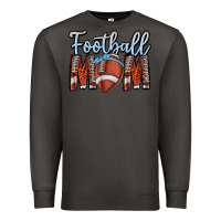 Smoke Football Mom Premium Sweatshirt - CowhideDigitalArt