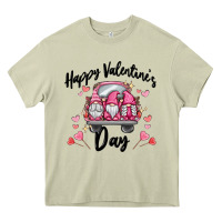 Mossy happy valentine's day gnome truck Heavy Core Tee - MaliasSmallBusiness