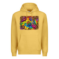 Antique Gold lgbtq background Premium Hoodie - FaDigitalArtStudio