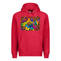 Cardinal lgbtq background Premium Hoodie - FaDigitalArtStudio