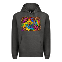 Charcoal Heather lgbtq background Premium Hoodie - FaDigitalArtStudio