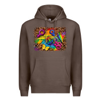 Coffee lgbtq background Premium Hoodie - FaDigitalArtStudio