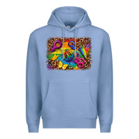 Colony Blue lgbtq background Premium Hoodie - FaDigitalArtStudio