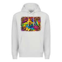Dove Grey lgbtq background Premium Hoodie - FaDigitalArtStudio
