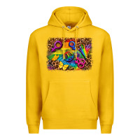 Lemon lgbtq background Premium Hoodie - FaDigitalArtStudio