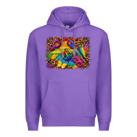 Purple lgbtq background Premium Hoodie - FaDigitalArtStudio