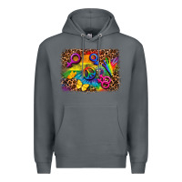Rock lgbtq background Premium Hoodie - FaDigitalArtStudio