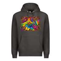 Smoke lgbtq background Premium Hoodie - FaDigitalArtStudio