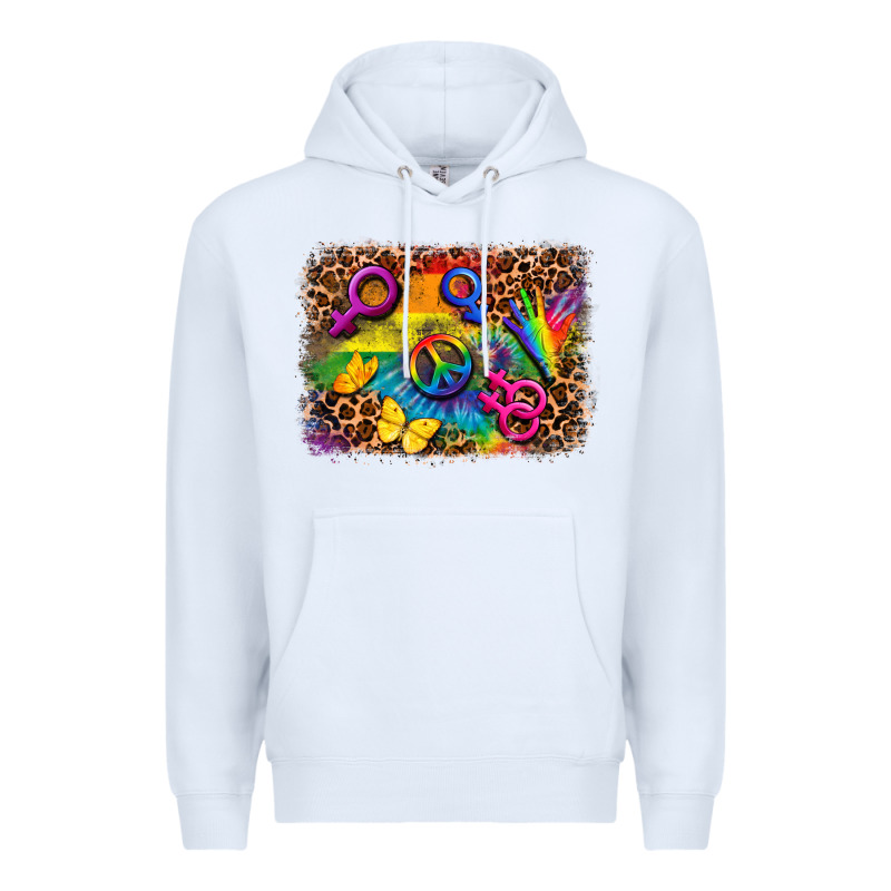 Lgbtq Background Premium Hoodie by FaDigitalArtStudio | Teevron