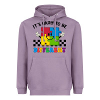 Lavender It's Okay To Be Different Heavyweight Hoodie - CowhideDigitalArt