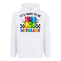 White It's Okay To Be Different Heavyweight Hoodie - CowhideDigitalArt