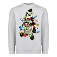 Christmas Cow Gnome Heavyweight Sweatshirt | Teevron