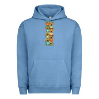 Pigment Pebble Blue Fall Urban Hoodie - Artiststas