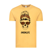 Vintage Mustard Brown Glitter, Western Vintage Patterned Mom Skull Vintage Tee - Bettercallsaul