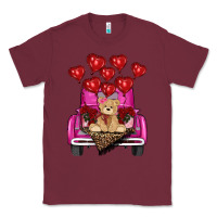 Burgundy valentines day tedybear truck Classic Tee - RanaPortraitStore