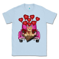 Dusty Blue valentines day tedybear truck Classic Tee - RanaPortraitStore
