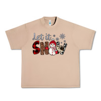 Burro let it snow snowman Urban Heavy Tee - JahusDesignShop