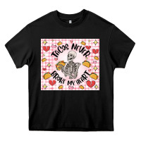 Black tacos never broke my heart Heavy Core Tee - MaliasSmallBusiness
