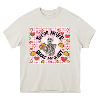 Cream tacos never broke my heart Heavy Core Tee - MaliasSmallBusiness